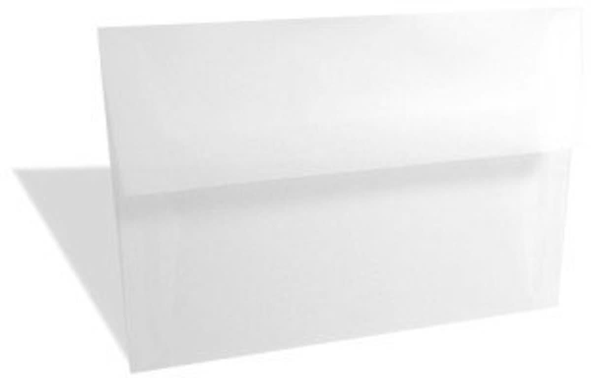 Doorzichtige Perkament Enveloppen 18.4x13.3cm (50 Stuks) [E300]